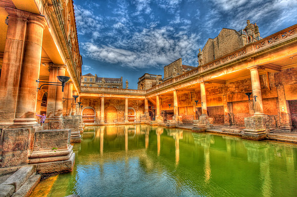 Roman Baths At Bath - One